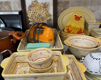 Kitchen aide Orange Blender