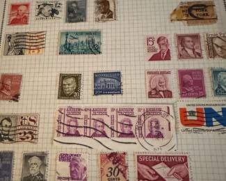 Stamp Collection Box Lot