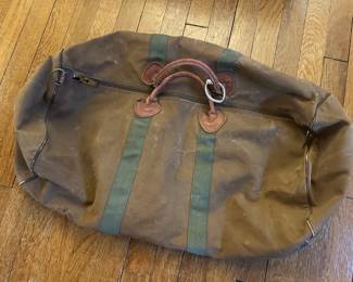 Vintage LL Bean Canvas Duffle Bag