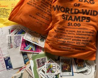 Stamp Collection Box Lot