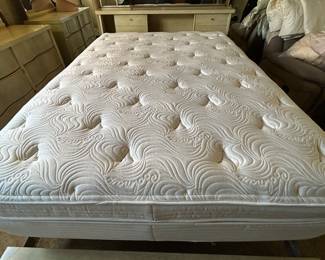 Ultra plush mattress, boxsprings.