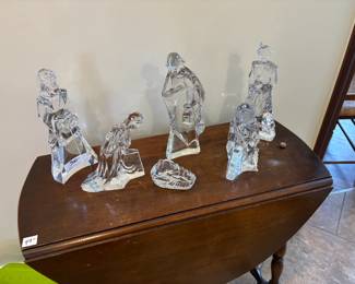 . . . beautiful Mikasa crystal nativity