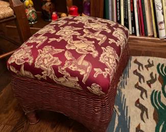 . . . cute cloth ottoman