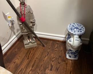 . . . warrior and another elephant