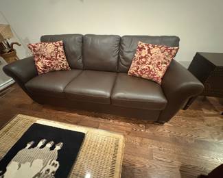 . . . great leather couch