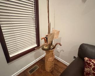 . . . umbrella stand stuffed with treasures