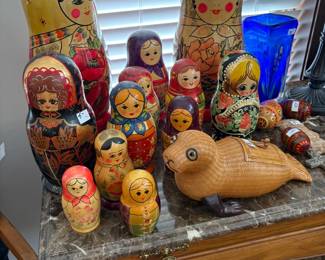 . . . Russian nest of dolls collection