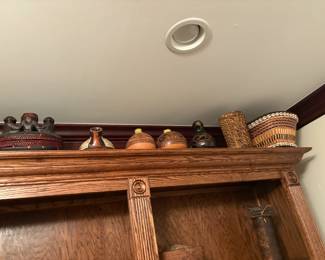 . . . and additional accent pottery and basket pieces
