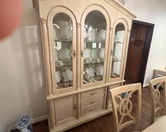 . . . and matching china hutch