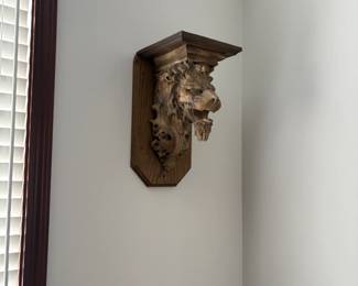 . . . lion sconce