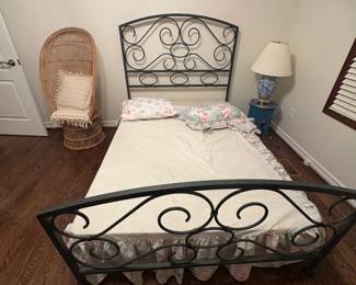 . . . another wrought-iron bed