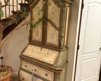 . . . wonderful painted secretary