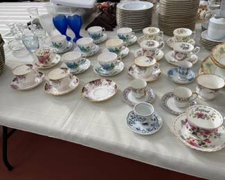 . . . cup and saucer collection