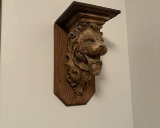 . . . lion sconce