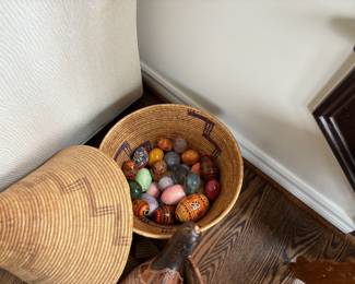 . . . hand-painted eggs