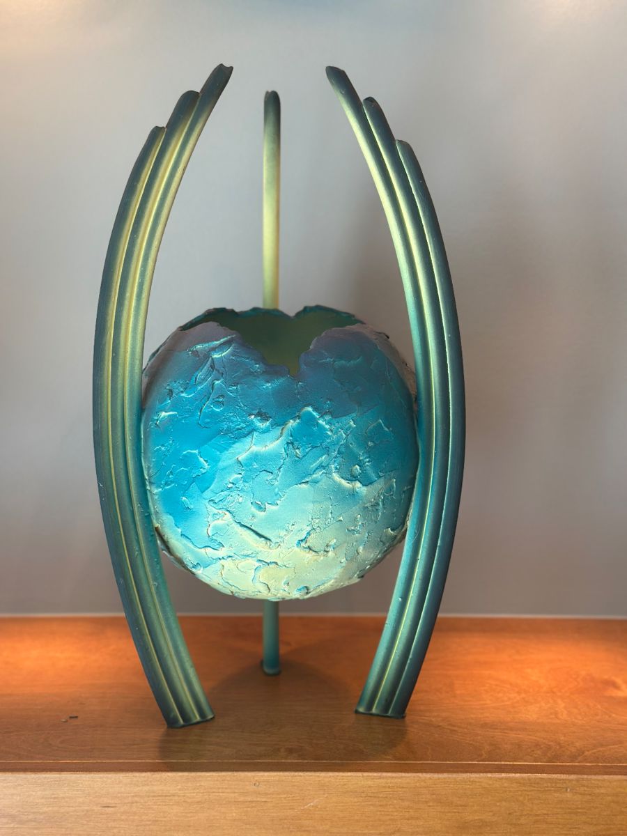 Ron & Judi Lederer Mid Century Modern  abstract biomorphic sculpture  pottery 