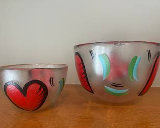 Kosta Boda bowls 