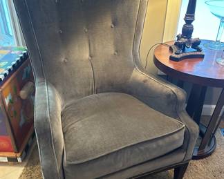 Beautiful chair by Hickory furniture , Hooker furniture end table 