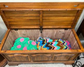 Assorted Handmade Vintage Crochet Throw Blankets