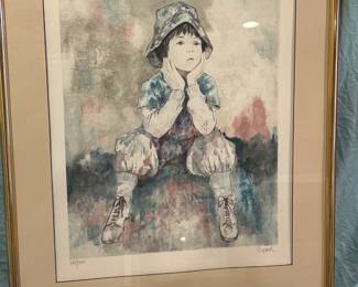 Signed and Numbered Limited Edition Print of "Boy in Hat" by Richard Shepard