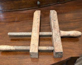Antique Wood Handscrew Clamp