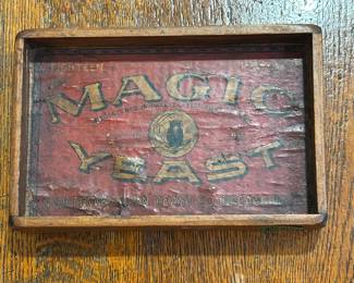 Vintage Magic Yeast Wooden Tray