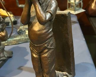 Vintage Bronze Bookend