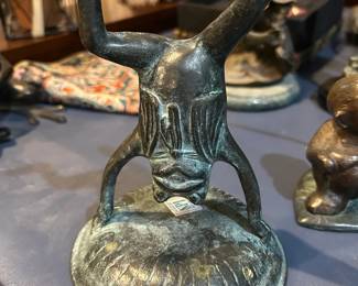 Vintage SPI Bronze Frog Display Piece