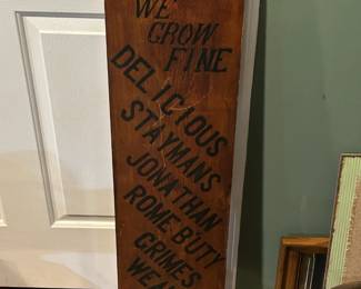 Vintage Wooden Sign