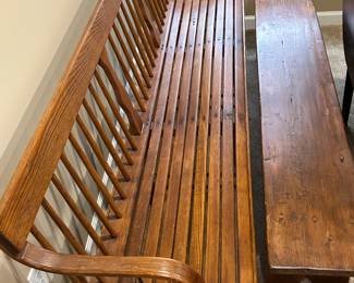 Antique Wooden Benches