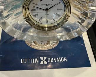 Howard Miller Crystal Table Clock