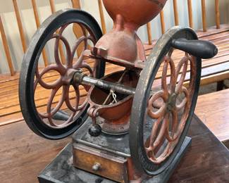 Antique Enterprise Manufacturing Company Cast-iron Coffee Grinder
