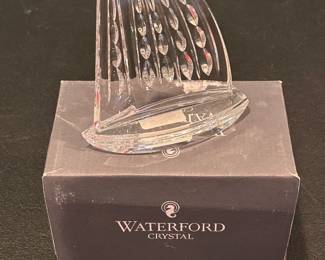 Waterford Crystal Sailboat Figurine