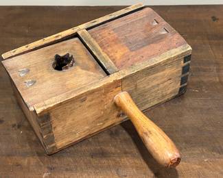 Antique Wooden Ballot Box