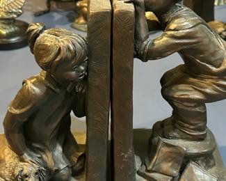 Vintage Hide and Seek Bookends