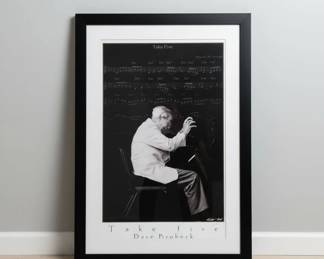 Dave Brubeck Take Five Framed Print second image
