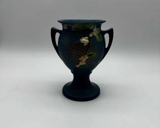 Roseville Snowberry Blue Vase