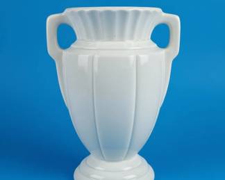 Vintage McCoy Art Deco Double Handled Vase