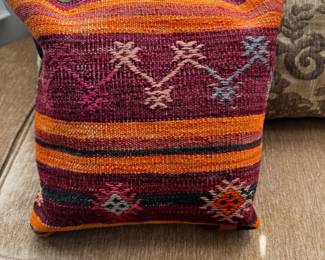 Handwoven Turkish Kilim Pillow Cover