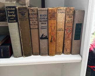 Collection of Vintage Childrens Books including The Outdoor Chums series
