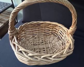 Wicker Basket with Handle