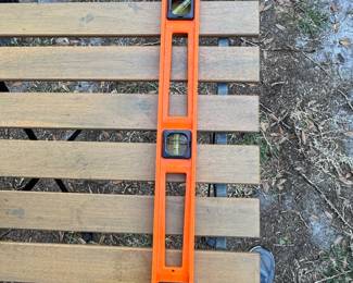 Johnson StructoCast Orange IBeam Level