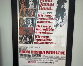 From Russia with Love  Original US One Sheet Movie Poster