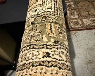 HEATSET ROYAL AGY Green Runner Rug