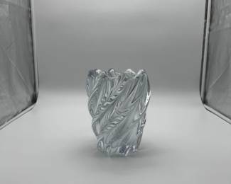 Val Saint Lambert Art Verrier France Crystal Vase