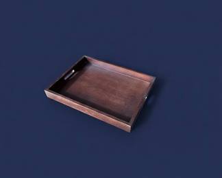 Wooden Serving Tray with CutOut Handles