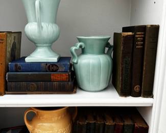 Pair of Vintage Haeger Pottery Vases