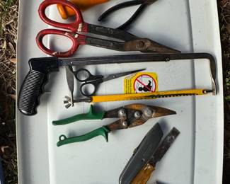 Assorted Hand Tools Lot with Wiss Tin Snips