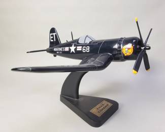F4U-4 Corsair wood model combat airplane