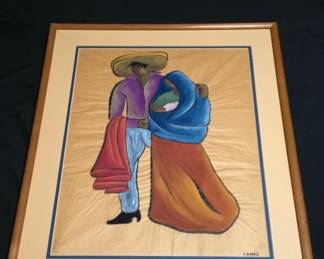 Miguel Condé watercolor & gouache painting